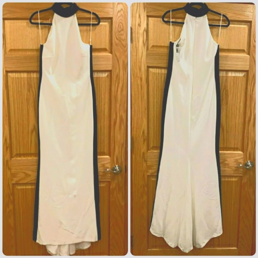 Issue New York Sleeveless Mock Neck Gown - Picture 2 of 11